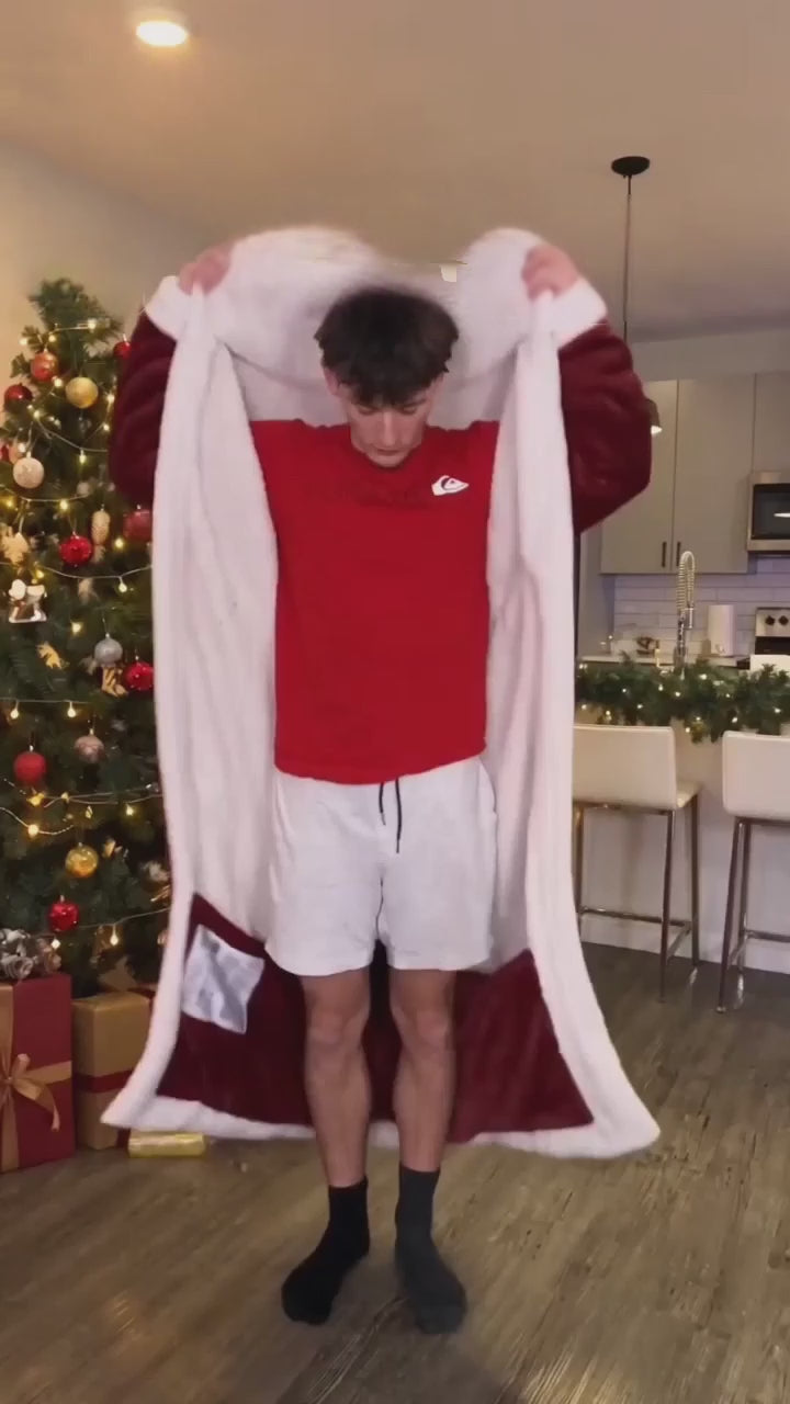 A closer look at the festive fleece